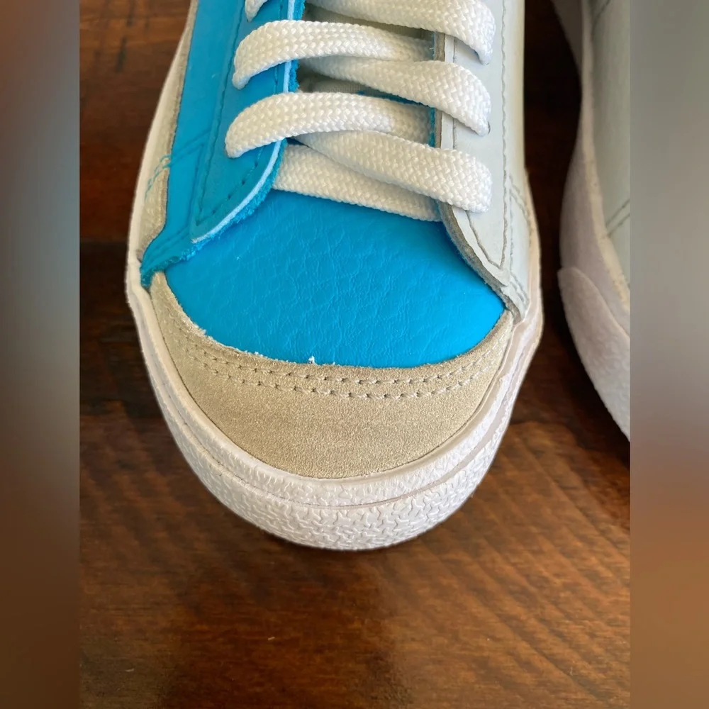 NIKE BLAZER CASUAL/SKATE SHOES KIDS/YOUTH SIZE 3.5 BLUE GRAY